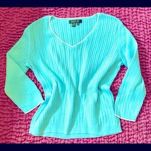 💖LAUREN RALPH LAUREN BABY CABLE V NECK SWEATER💖
